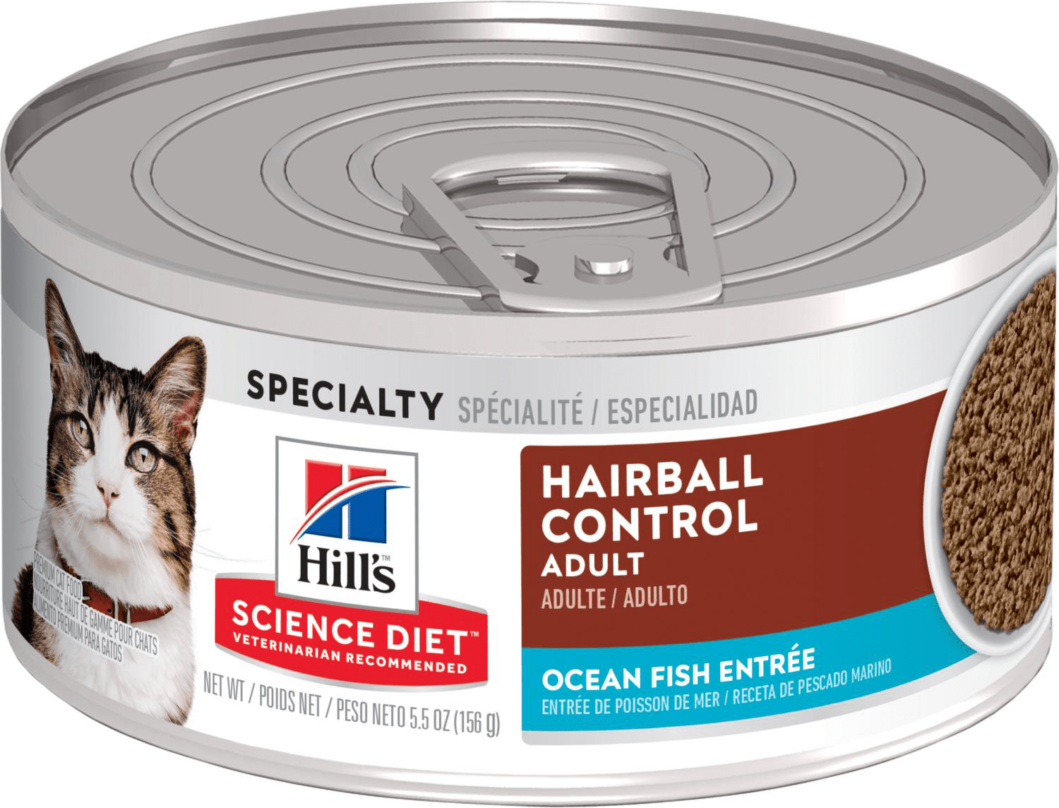 Hill's Science Diet Adult Hairball Control Ocean Fish Entrée